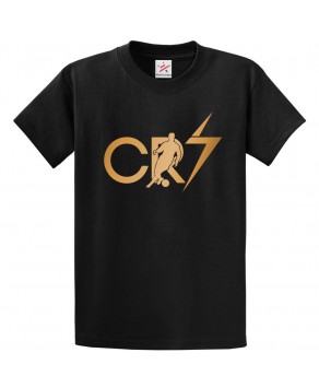 CR7 Classic Unisex Kids and Adults T-Shirt For Ronaldo Football Fans